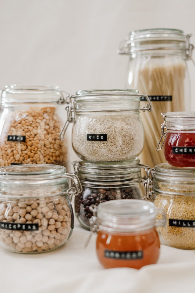mason jars food storage